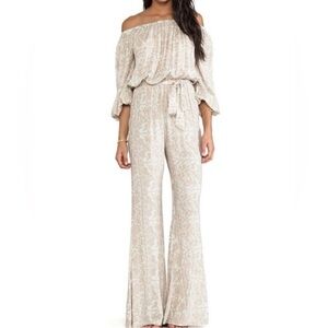 Novella Royale Cream Jumpsuit